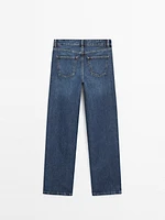 Jean straight mid-rise