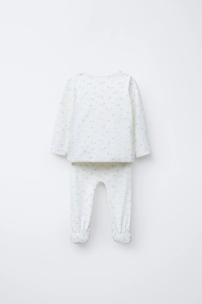 POLKA DOT T-SHIRT AND LEGGINGS SET
