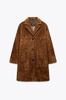 ZW COLLECTION LIMITED EDITION 100% SUEDE COAT