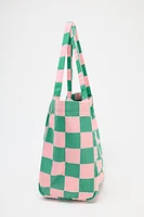GRAPHIC WOVEN SHOPPER