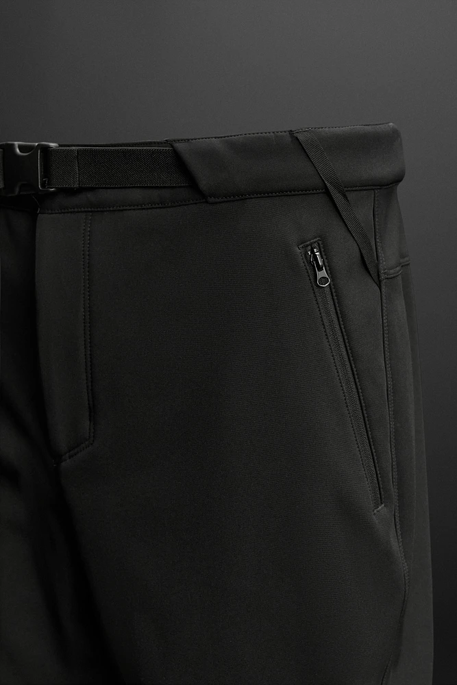 BELTED TECHNICAL PANTS