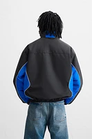 BLOUSON TECHNIQUE AVEC BLOCS DE COULEUR