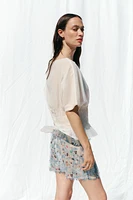 SEQUIN MINI SKIRT