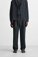 PLEATED REGULAR FIT PANTS