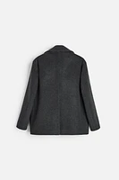 WOOL - CASHMERE CROP COAT