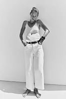 JEAN Z1975 CULOTTE TAILLE HAUTE CEINTURE