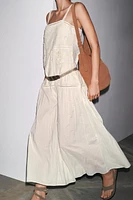 ZW COLLECTION PATCHWORK EMBROIDERED DRESS