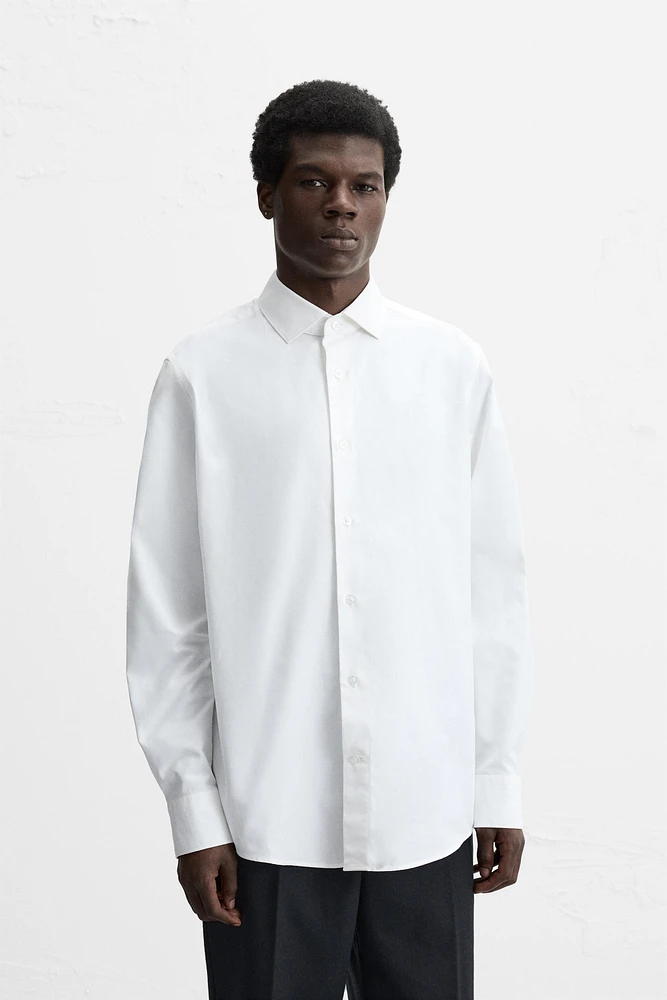 CHEMISE STRUCTURÉE EN COTON