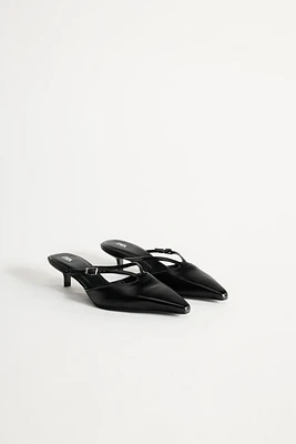 LEATHER HEELED MULES 50TH ANNIVERSARY