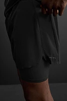 2-IN-1 PERFORATED SHORTS