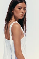 ROBE COURTE EN POPELINE