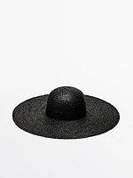 Raffia floppy hat
