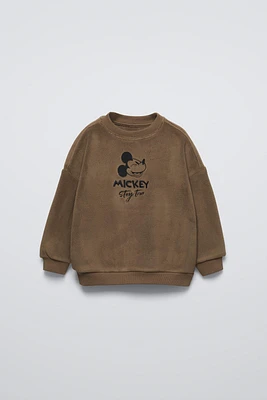 MICKEY MOUSE © DISNEY EMBROIDERED POLAR FLEECE SWEATSHIRT