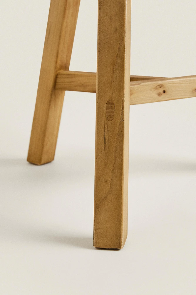 ELM WOOD STOOL