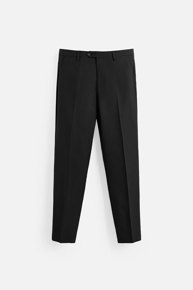 100% WOOL SUIT PANTS