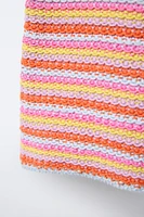 JUPE EN MAILLE RAYURES