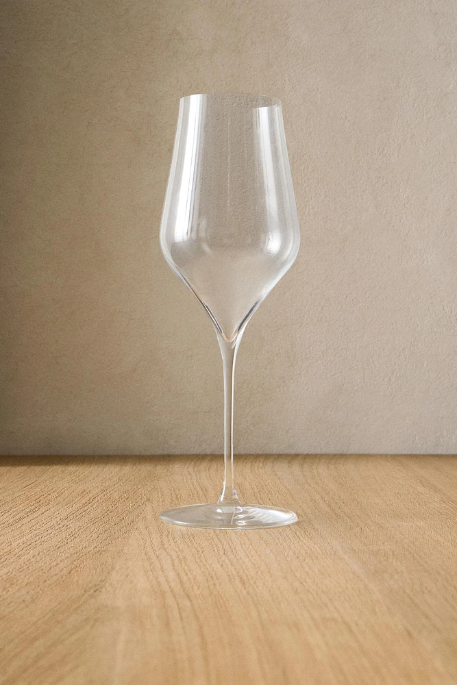 VERRE À VIN CRISTALLIN LISSE