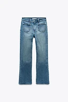 HIGH-WAISTED MINI FLARE JEANS Z1975
