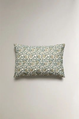 HOUSSE DE COUSSIN FLEURS