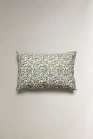 HOUSSE DE COUSSIN FLEURS