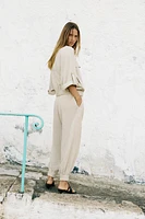CUFFED HEM PANTS
