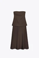 ZW COLLECTION STRAPLESS DRESS