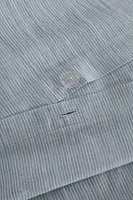 STRIPED COTTON LINEN DUVET COVER