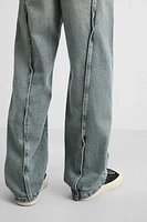 JEAN BAGGY À COUTURES
