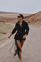 LINEN SAFARI SHIRT
