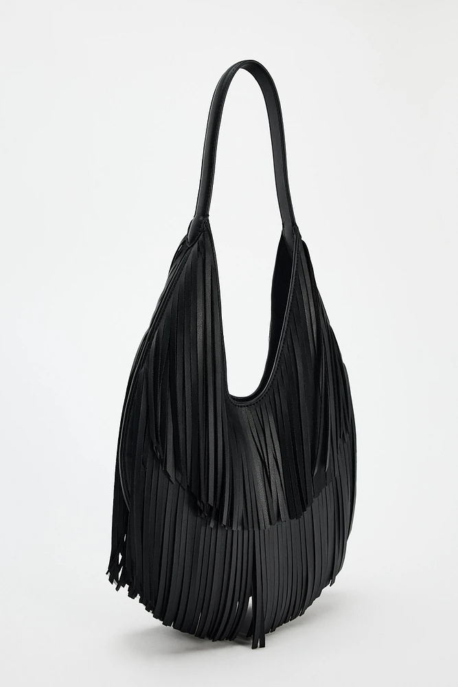 FRINGED SHOPPER