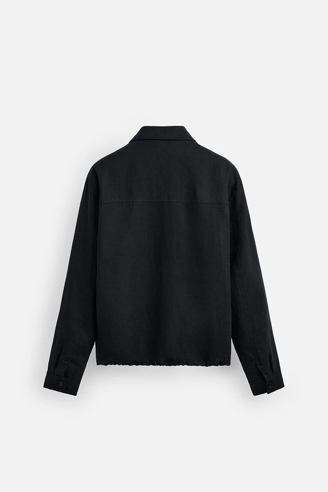 SURCHEMISE 100 % LIN