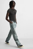 JEAN BAGGY À COUTURES