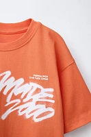 T-SHIRT À IMPRIMÉ GRAFFITI
