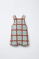 CROCHET KNIT OVERALLS