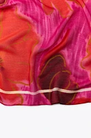 FOULARD MODAL IMPRIMÉ COQUELICOTS