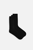 3 PACK OF MERCERIZED SOCKS