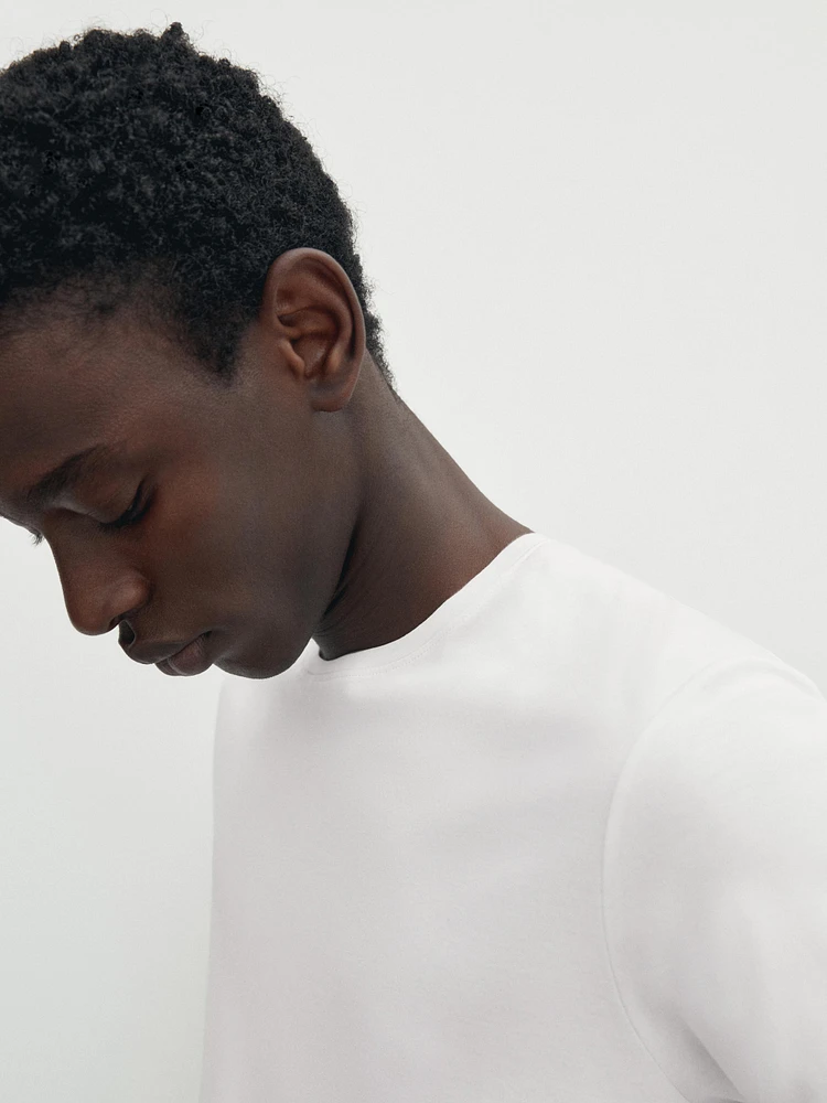 T-shirt 100 % coton mercerisé