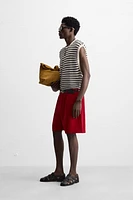 STRIPED KNIT TANK TOP