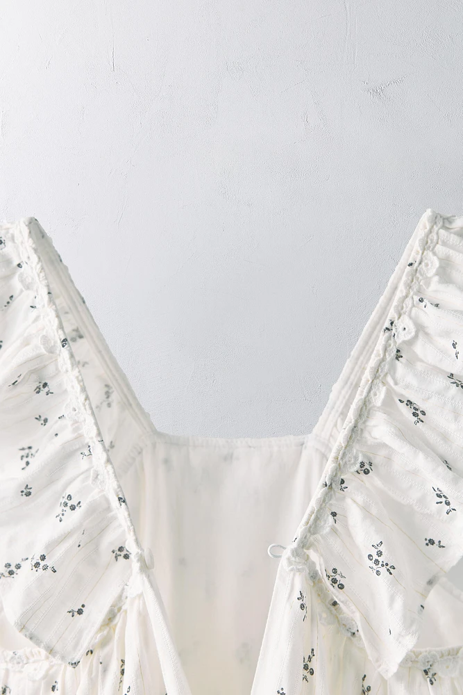 6-10 YEARS/ LIMITED EDITION SPARKLY FLORAL DRESS