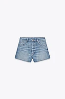 SHORT EN JEAN TRF COURT BAGGY TAILLE BASSE