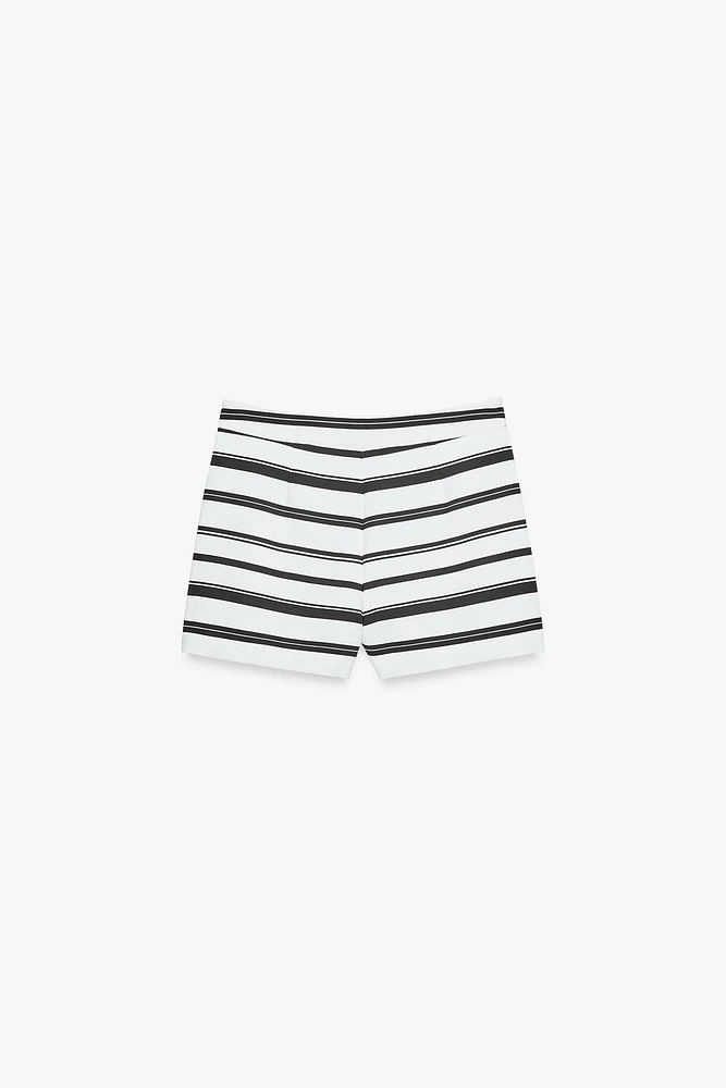 JUPE-CULOTTE RAYURES