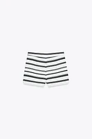 JUPE-CULOTTE RAYURES