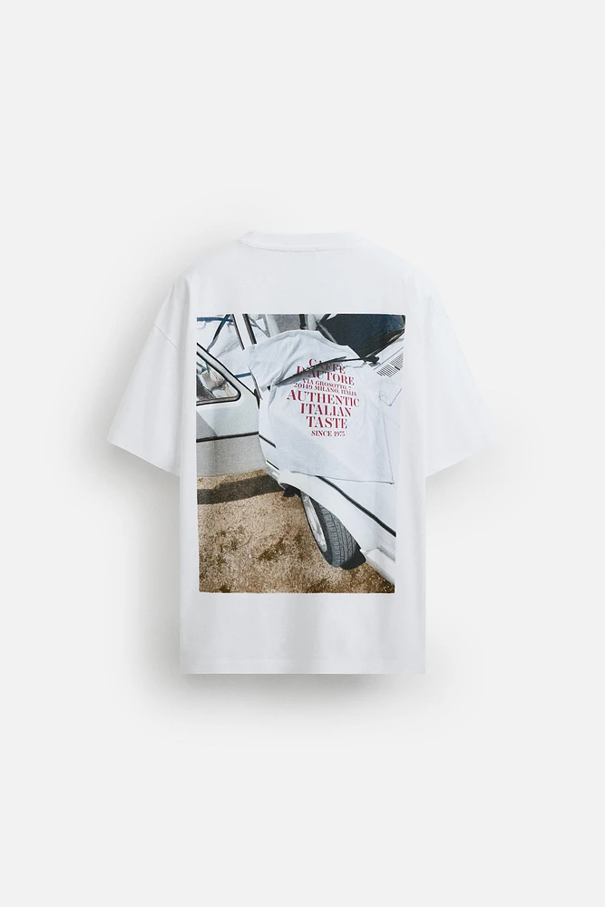 T-SHIRT IMPRIMÉ PHOTOGRAPHIQUE