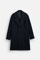 WOOL BLEND TEXTURED COAT