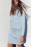 TRIM KNIT JACKET