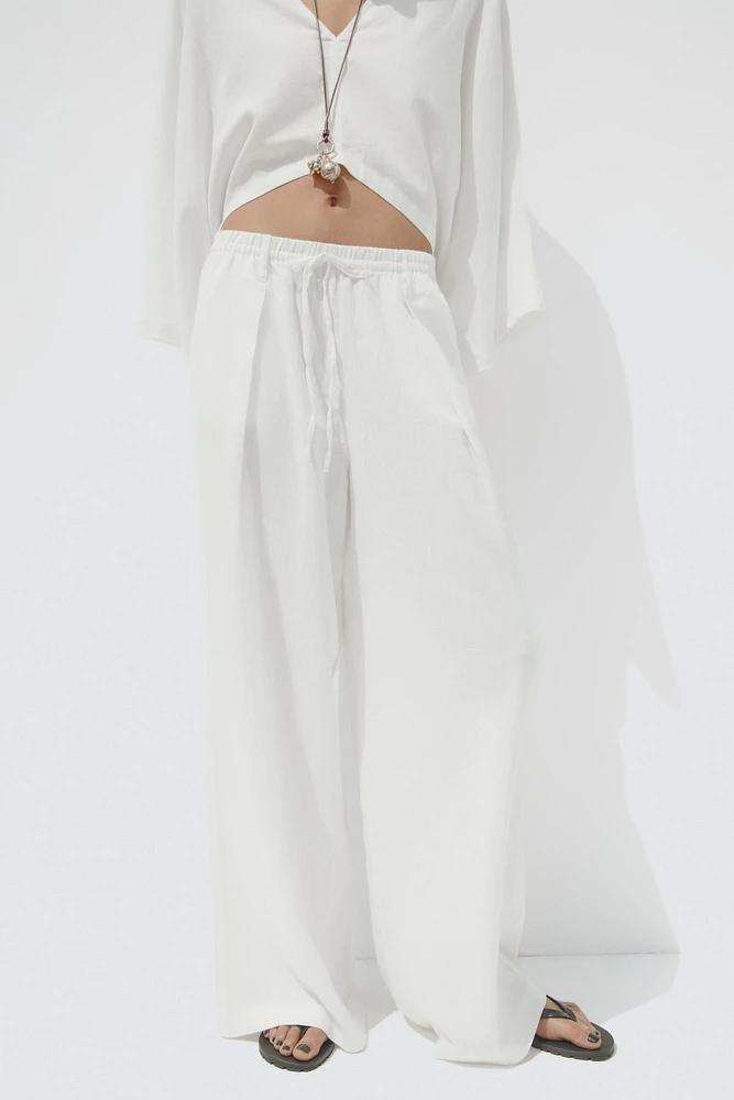 PANTALON AVEC LIN