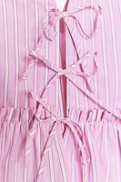 STRIPED TIE TOP