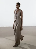 Pantalon fluide 100 % lin