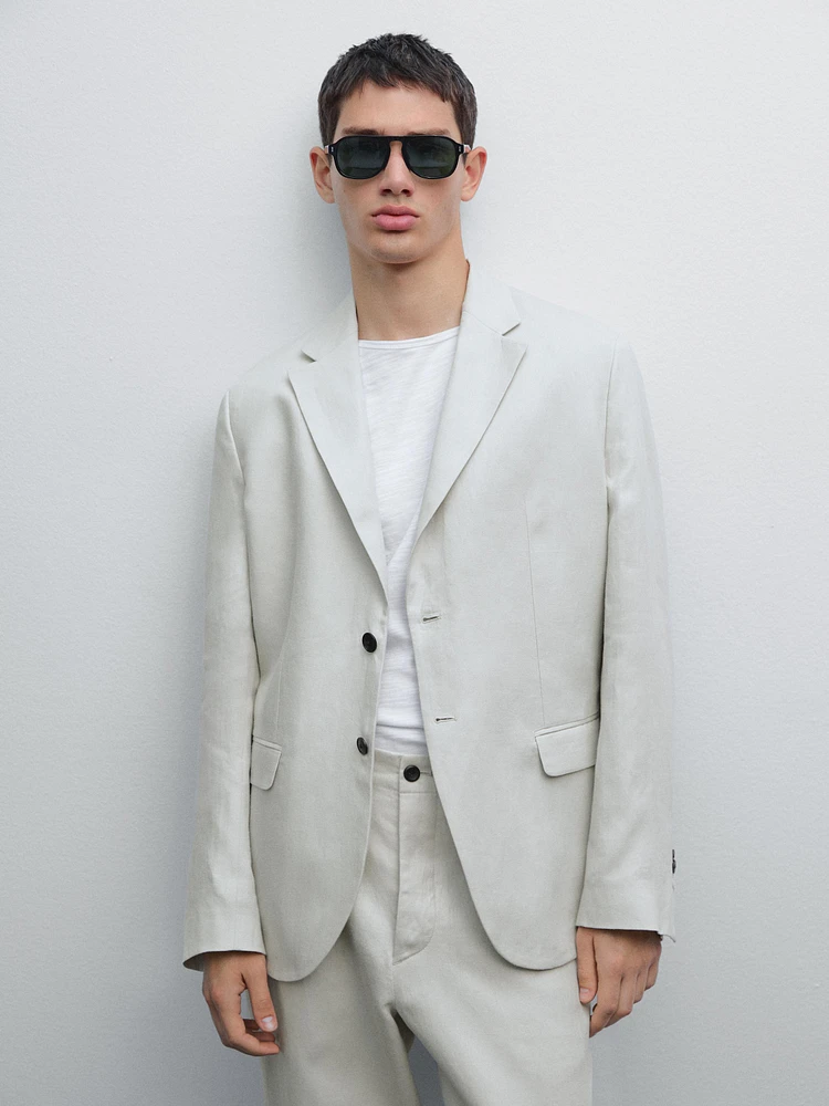 Veste de costume 100 % lin