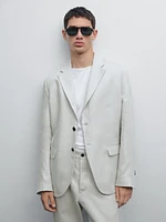 Veste de costume 100 % lin